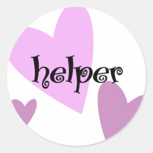 Helper Ronde Sticker