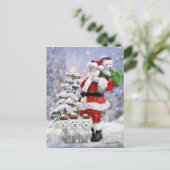 Helpers van de Kerstman Feestdagenkaart (Staand voorkant)