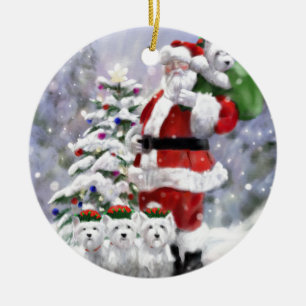 Helpers van de Kerstman Keramisch Ornament