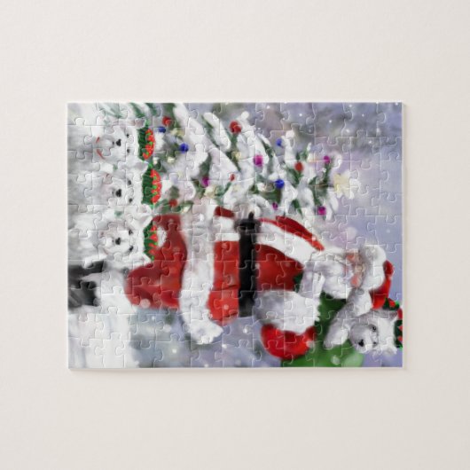 Helpers van de Kerstman Legpuzzel (Horizontaal)