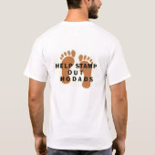 Helpstempel uit hodads -  surfbaar decaal T-shirt (Achterkant)
