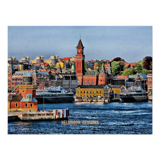 HELSINGOR, DENEMARKEN PERFECT POSTER (Voorkant)