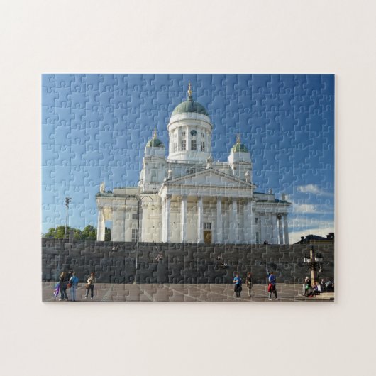 Helsinki Cathedraal uitzicht puzzel (Horizontaal)