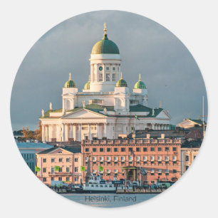 Helsinki Cathedral, Finland Ronde Sticker