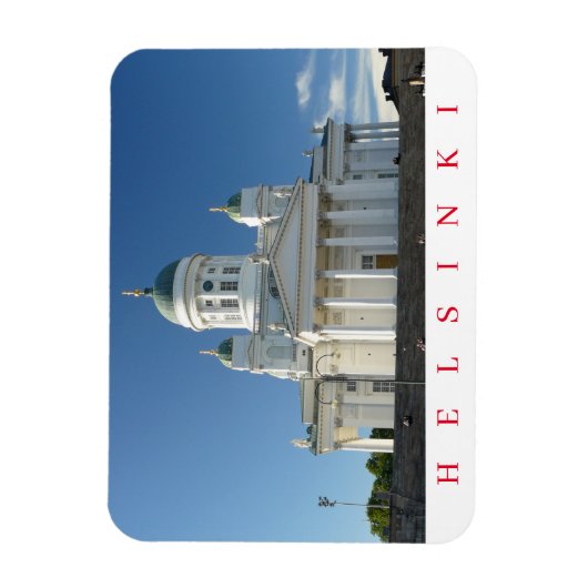 Helsinki Cathedral-uitzicht Magneet (Verticaal)