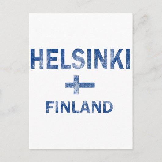 Helsinki Finland Design Briefkaart (Voorkant)
