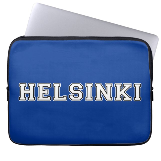 Helsinki Finland Laptop Sleeve (Voorkant)