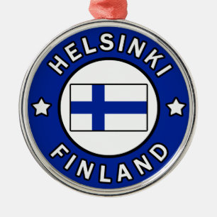 Helsinki Finland Metalen Ornament