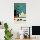 Helsinki, Finland Reisposter Gateway to Finland Poster (Thuiskantoor)