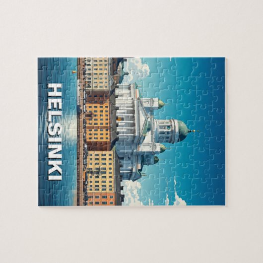 Helsinki Finland Reizen Legpuzzel (Horizontaal)