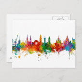 Helsinki Finland Skyline Briefkaart (Voorkant / Achterkant)