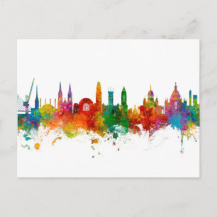 Helsinki Finland Skyline Briefkaart