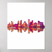 Helsinki Finland Skyline Poster (Voorkant)