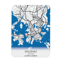 Helsinki Finland: Stadskaartcoördinaten reizen