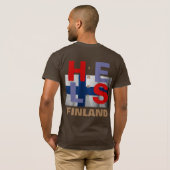 HELSINKI FINLAND T-SHIRT (Achterkant volledig)