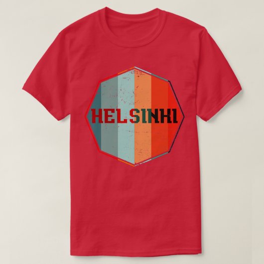 Helsinki Finland T-shirt (Design voorkant)