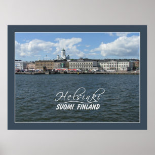 Helsinki Harbour-poster Poster
