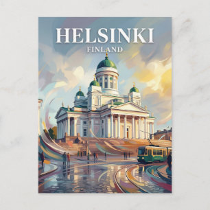 Helsinki Kathedraal Finland Briefkaart