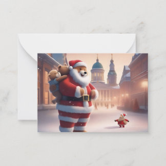 Helsinki Kerst Kaarten Notitiekaartje