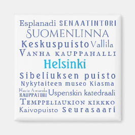 Helsinki Landmarks Magneet