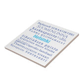 Helsinki Landmarks Tegeltje (Zijkant)