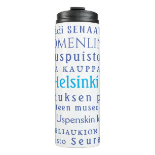 Helsinki Landmarks Thermal Tumbler Thermosbeker