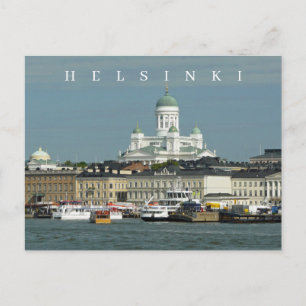 Helsinki panorama-uitzicht ansichtkaart briefkaart