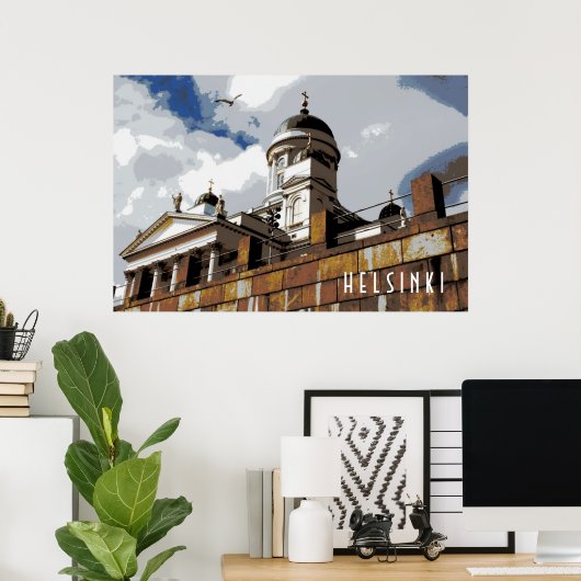 Helsinki Poster (Thuiskantoor)