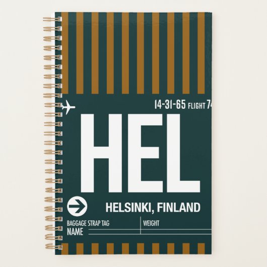 Helsinki - Reisplanner 2026 Planner (Voorkant)