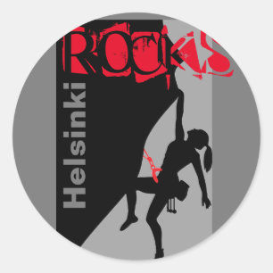 Helsinki Rocks Classic Round Sticker