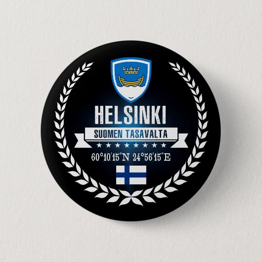 Helsinki Ronde Button 5,7 Cm (Voorkant)