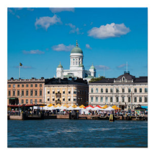 Helsinki Skyline Perfect Poster