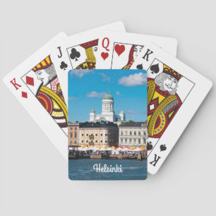 Helsinki Skyline Pokerkaarten