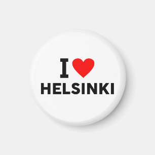 Helsinki stad Finland liefde hart leuk Magneet