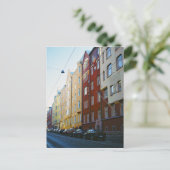 Helsinki-straat Briefkaart (Staand voorkant)