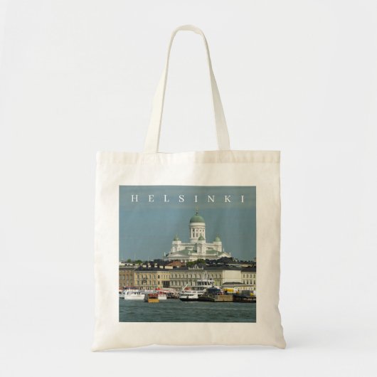 Helsinki-uitzicht van de canvas tas (Voorkant)