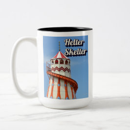 Helter Skelter Two-Tone Tweekleurige Koffiemok