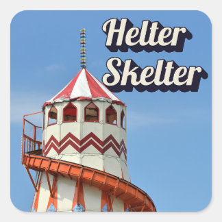 Helter Skelter Vierkante Sticker