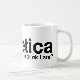 Helvectica01 Koffiemok