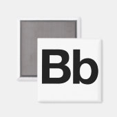 Helvetica Bb Magneet (Voorkant / Achterkant)