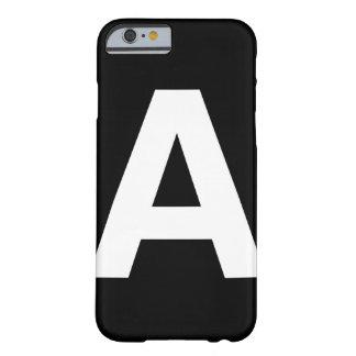 Helvetica Bold letter A, iPhone 6 hoesje