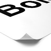 Helvetica Bold Poster (Hoek)