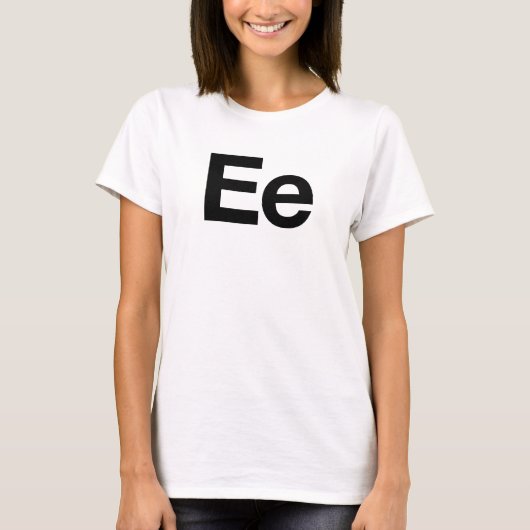 Helvetica Ee T-shirt (Voorkant)