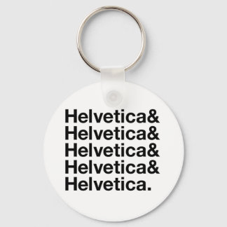 Helvetica en sleutelhanger