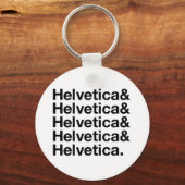 Helvetica en sleutelhanger (Voorkant)