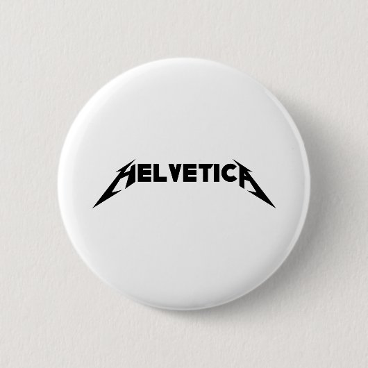 Helvetica Ronde Button 5,7 Cm (Voorkant)
