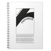 Helvetica Typography | Demo Design Notitieboek (Voorkant)