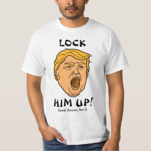 Hem omhoog vergrendelen en Junior to Anti Trump T-shirt