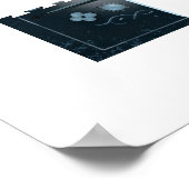 HEMA Medieval Sword Emblem – Blue Graffiti Style Poster (Hoek)