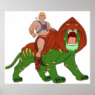Heman en Tiger Tribute Poster